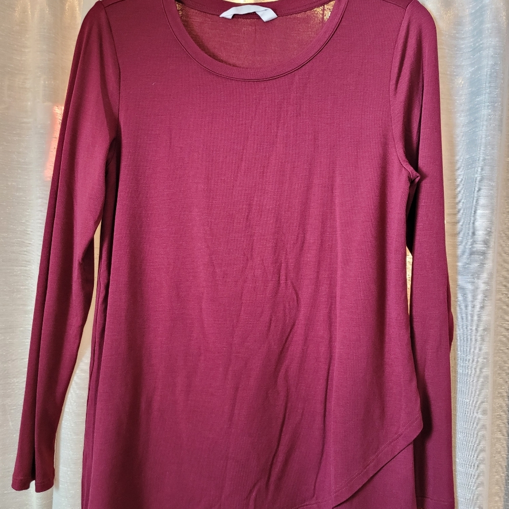 Favorite Cross Front Tee Long sleeve top